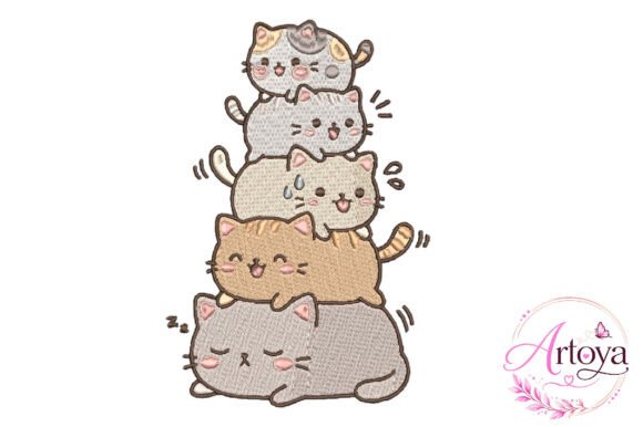 Cat Stack Embroidery Design: A Maker’s Review