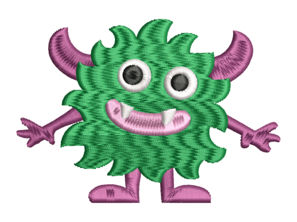 Cute Germ Monster Embroidery: A Business Design Review