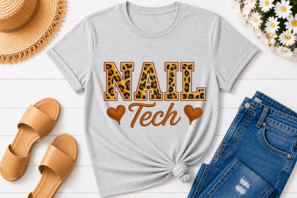Nail Tech Leopard Print PNG: An Embroidery Review
