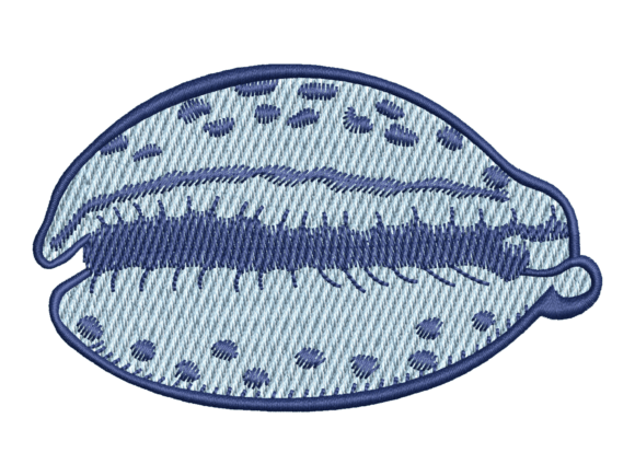 Oval Seashell Embroidery: A Craft Fair Review